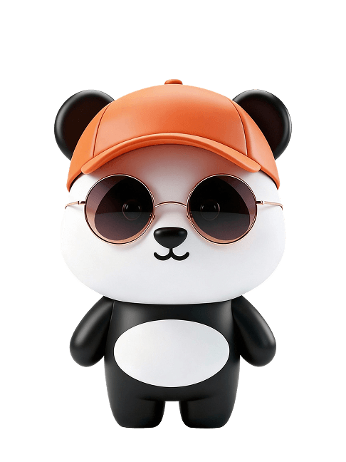 Play Panda mascot